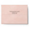 Blush pink floral lilies envelopes 5x7 card