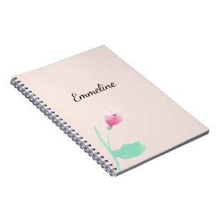 Blush Pink Floral Notebook