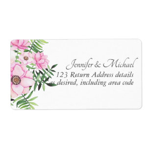 Blush Pink Floral Sage Leaves Budget Wedding