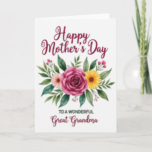 Blush Pink Floral Tribute Card