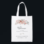 Blush Pink Floral Watercolor Wedding Welcome Bag<br><div class="desc">This elegant wedding guest welcome bag features blush pink and sage green floral watercolor illustrations with classic serif typography. Please see the collection for coordinating items and message me if you need an item not yet in the collection.</div>
