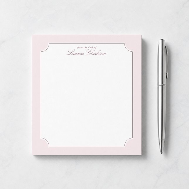 Blush Pink From The Desk Notepad (Creator Uploaded)