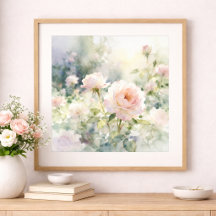 Blush Pink Garden Roses