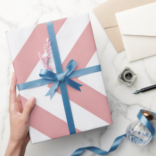 Blush Pink Geometric Wrapping Paper