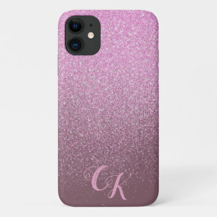 Blush Pink Glitter Shimmer Personalized Phone Case
