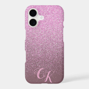 Blush Pink Glitter Shimmer Personalized Phone Case