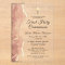 Blush Pink Gold Agate First Holy Communion Girl