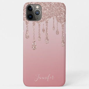 Blush Pink Gold Luxury Shimmer iPhone 11 Pro Max Case
