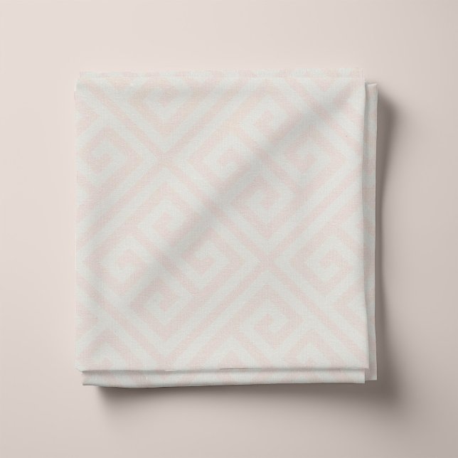 Blush Pink Greek Key Pattern Fabric (Creator Uploaded)