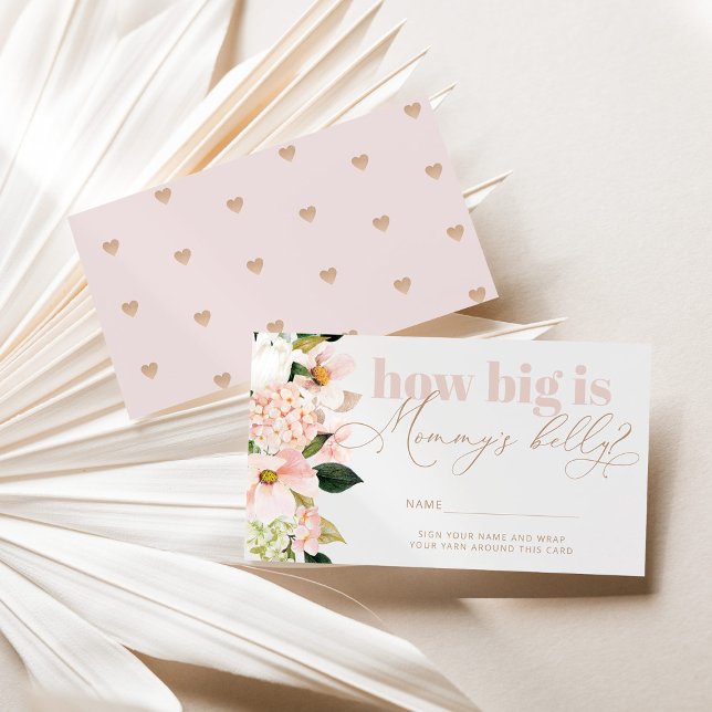 Blush pink how big is mummy's belly enclosure card (Creator Uploaded)