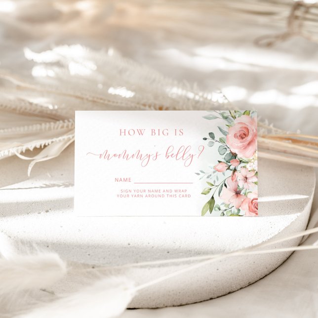 Blush pink how big is mummy's belly enclosure card (Creator Uploaded)