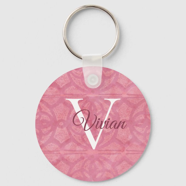 Blush Pink Key Ring (Front)
