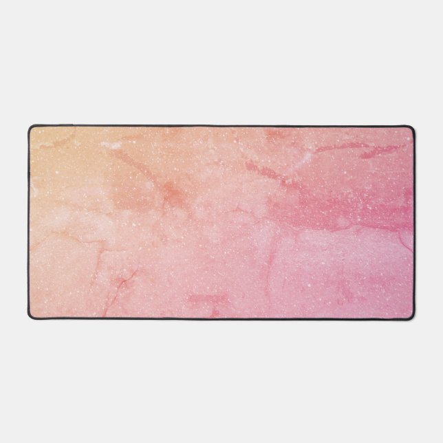 Blush Pink Large Mouse Pad - Custom Desk Mat (Front)
