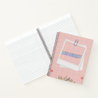 Blush pink & little moments  notebook