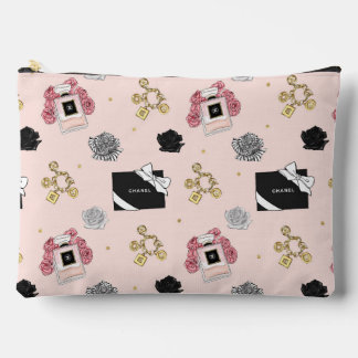 Blush Pink Luxury Fashion Cosmetic Pouch