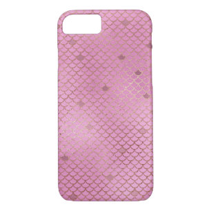 Blush Pink Mermaid Scales Pattern iPhone 8/7 Case