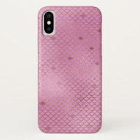 Blush Pink Mermaid Scales Pattern