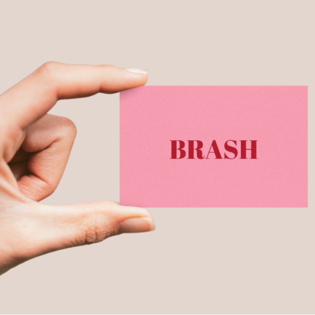 Blush Pink Minimalist Business Card (Creator Uploaded)
