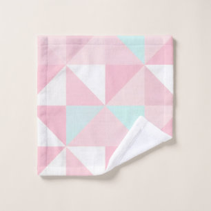Blush Pink Mint Abstract Popular Collection Bath Towel Set