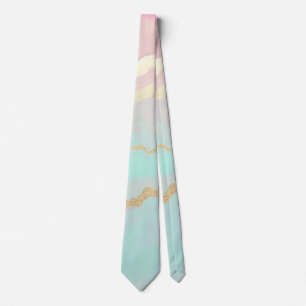 Blush Pink Mint Gold Luxury Popular Collection Tie