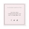 Blush Pink Modern Business Cards
