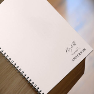 Blush Pink Modern Minimalist Notebook