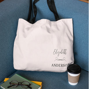 Blush Pink Modern Minimalist Tote Bag