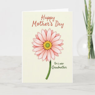 Blush Pink Moms Day Design Card