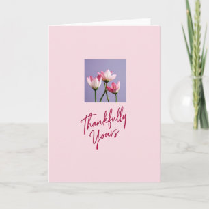 Blush Pink Moms Day Wish Card