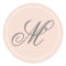 Blush Pink Monogram Stickers