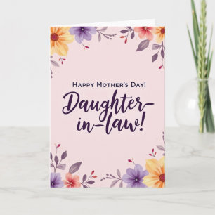 Blush Pink Mothers Day Design Card