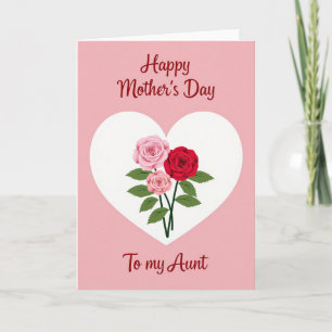 Blush Pink Mothers Day Roses Card