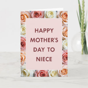 Blush Pink Niece Day Card