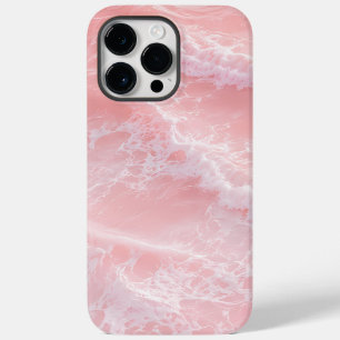 Blush Pink Ocean Waves Case-Mate iPhone 14 Pro Max Case