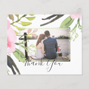 Blush Pink Olive Photo Thank You Lowest Budget Flyer