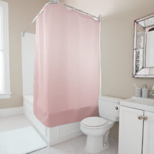Blush Pink Peach Ombre Shower Curtain