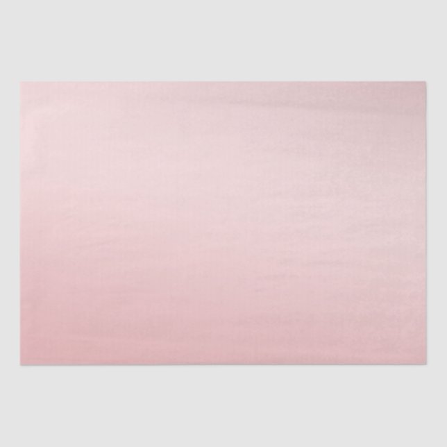 Blush Pink Peach Ombre Tissue Paper (Front)
