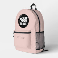 Blush Pink | Personalized Corporate Logo and Text