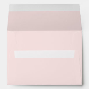 Blush Pink Return Address Wedding Envelope
