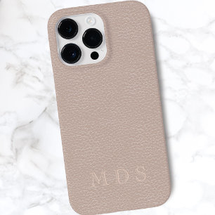 Blush Pink Rose Faux Leather Effect iPhone 8 Plus Case-Mate iPhone 14 Pro Max Case