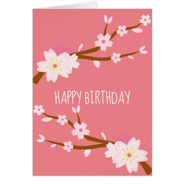 Blush pink Sakura CHerry Blossom Japanese (Front)