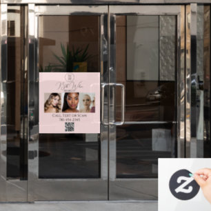 Blush Pink Script Branding Photo Beauty Business