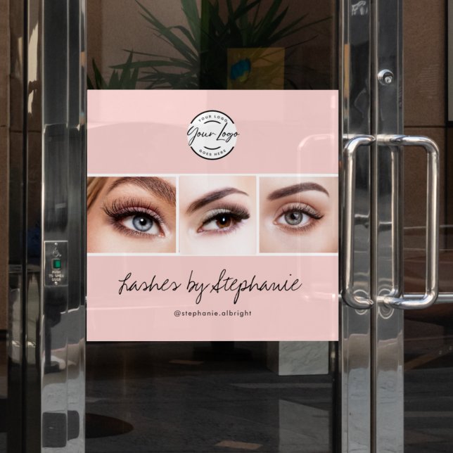 Blush Pink Script Logo Photo Lashes Studio (Creator Uploaded)