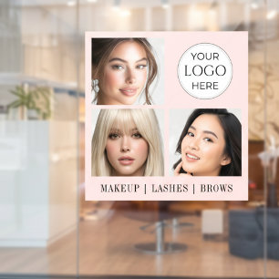Blush Pink Script Logo Photo Makeup Studio