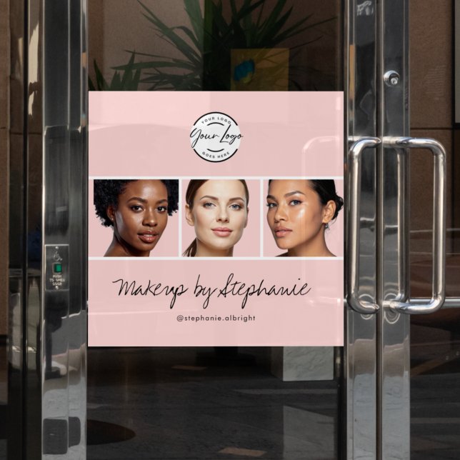 Blush Pink Script Logo Photo Makeup Studio (Creator Uploaded)