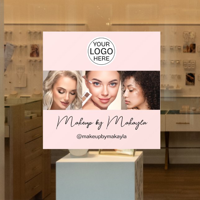 Blush Pink Script Logo Photo Makeup Studio (Creator Uploaded)