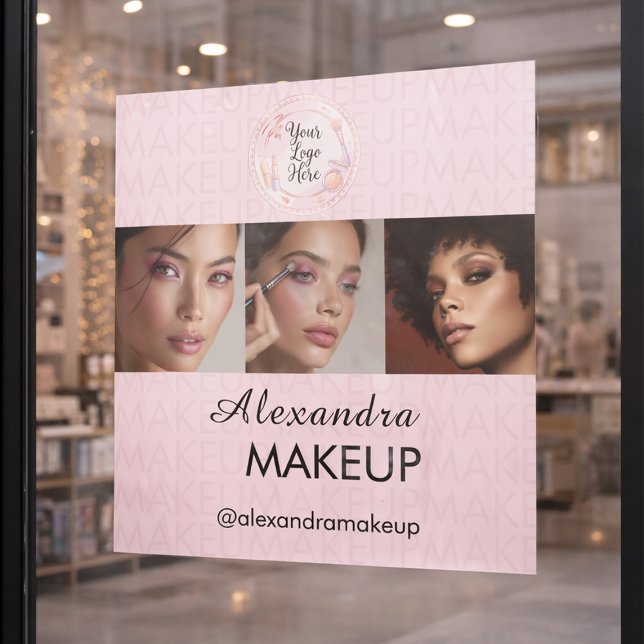 Blush Pink Script Logo Photo Makeup Studio (Creator Uploaded)