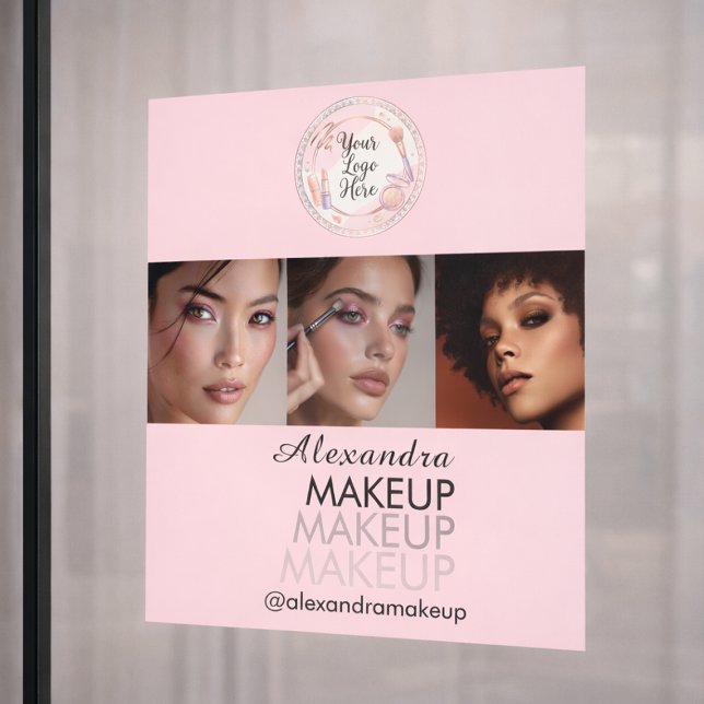 Blush Pink Script Logo Photo Makeup Studio (Creator Uploaded)