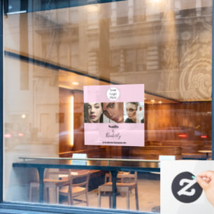 Blush Pink Script Logo Photo Nail Salon