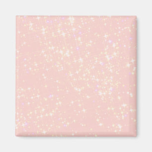 Blush Pink Shimmer - Add Text, Monogram as desired Magnet